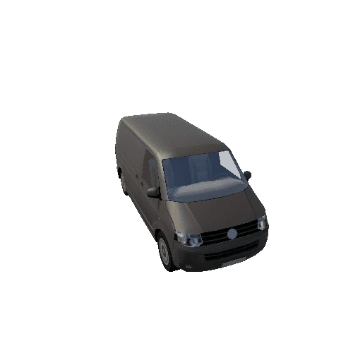 Lowpoly Van_brown